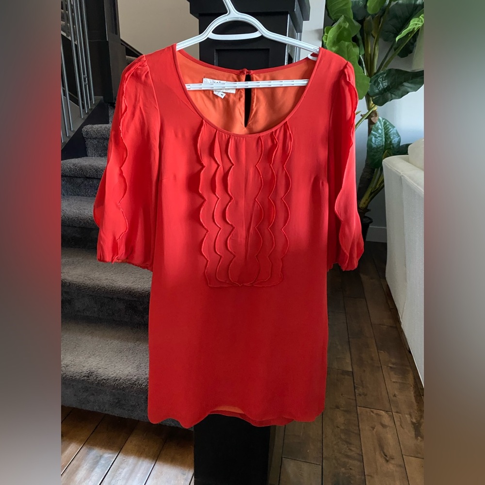 Tibi Size 4 Lined Silk Dress